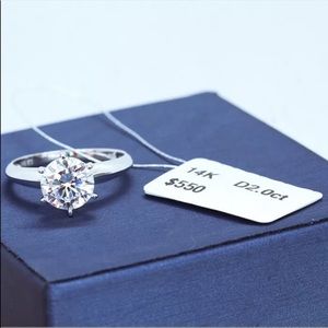 14K silver wedding ring